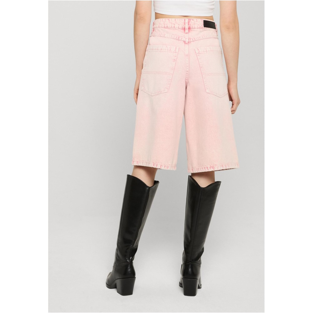 Urban Classics - Denim Bermuda Shorts - Pink